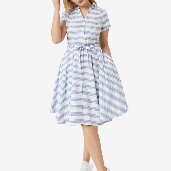 Ellos NWOT Sandy Shirtwaist Pocket Dress